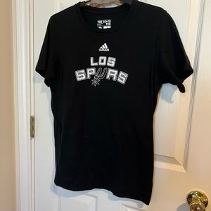 Womens Adidas Los Spurs NBA Short Sleeve TShirt in Small